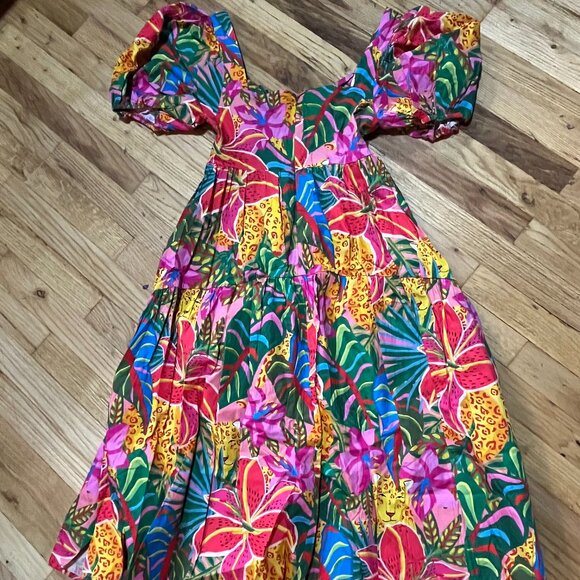Vibrant Tropical Dress - Picture 3 of 4